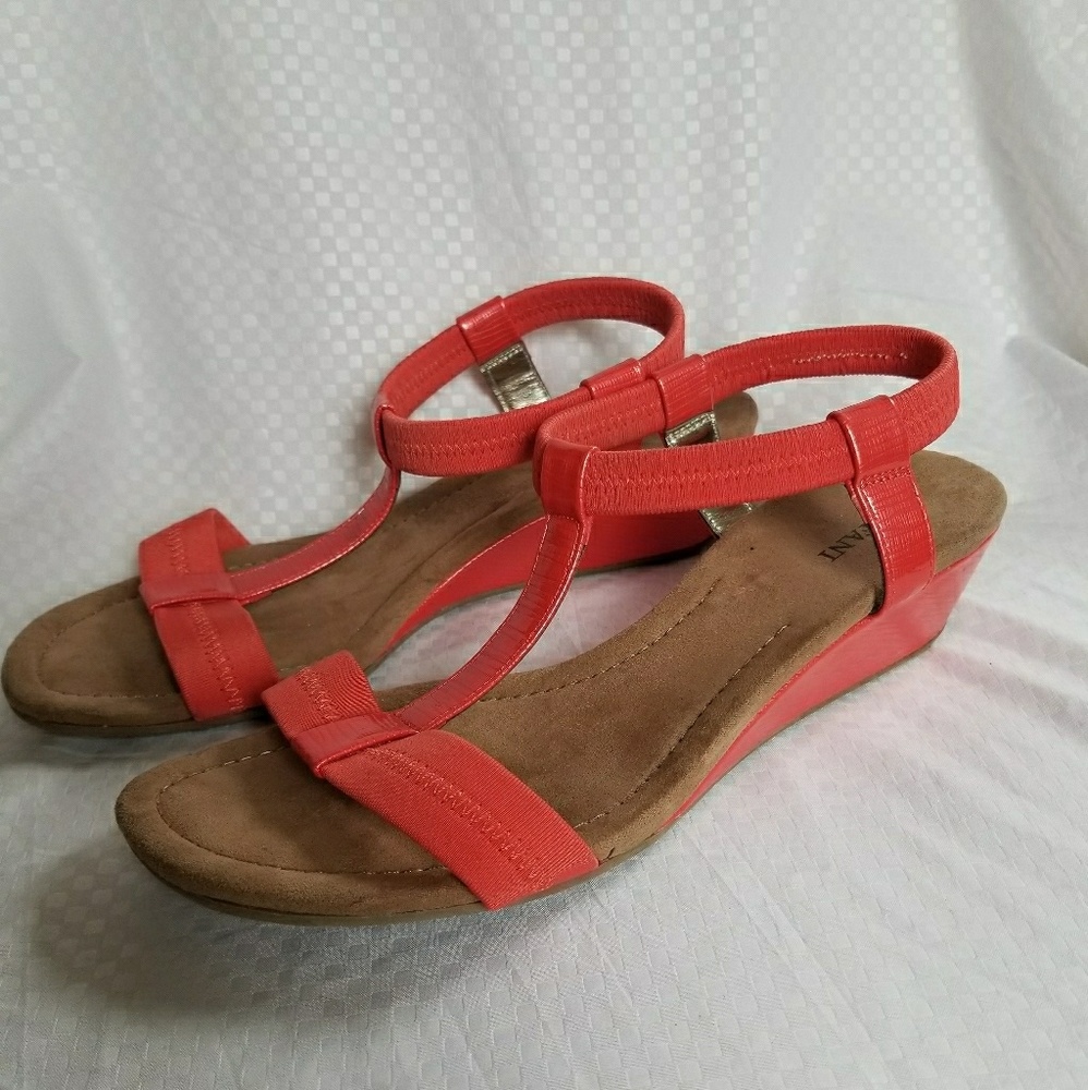 Cute coral color sandals